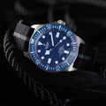 Pelagos FXD Titanium 42mm - Blue on Fabric Strap w/ Extra Rubber Strap