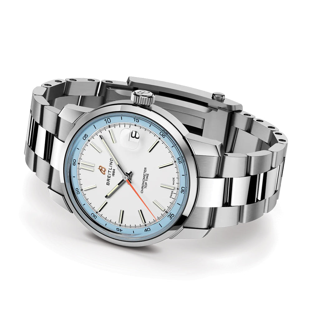 Top Time B31 38mm - White on Bracelet