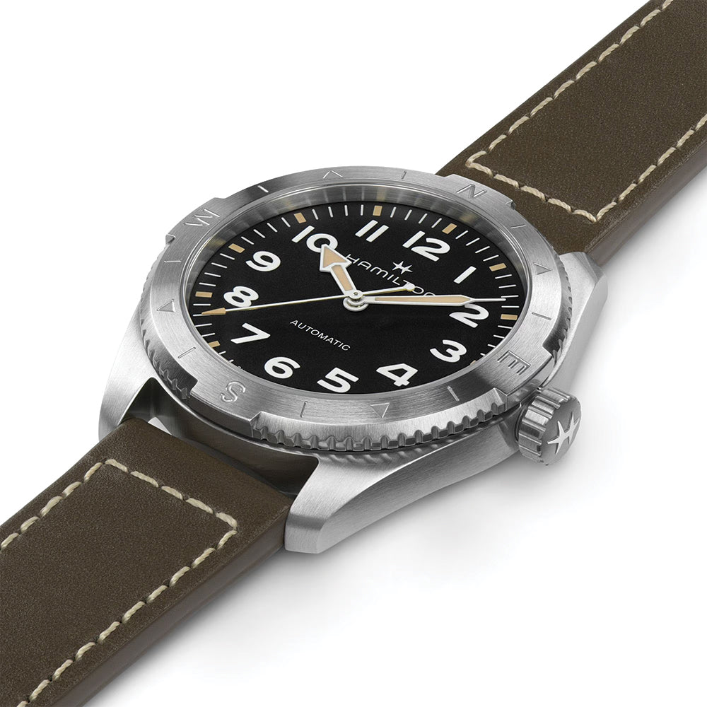 Khaki Expedition 41mm - Black on Strap