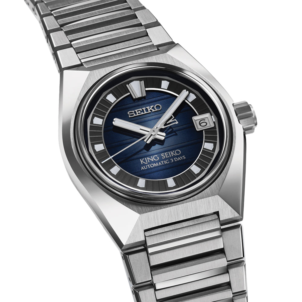 SLA085 King Seiko 41mm - Blue on Bracelet