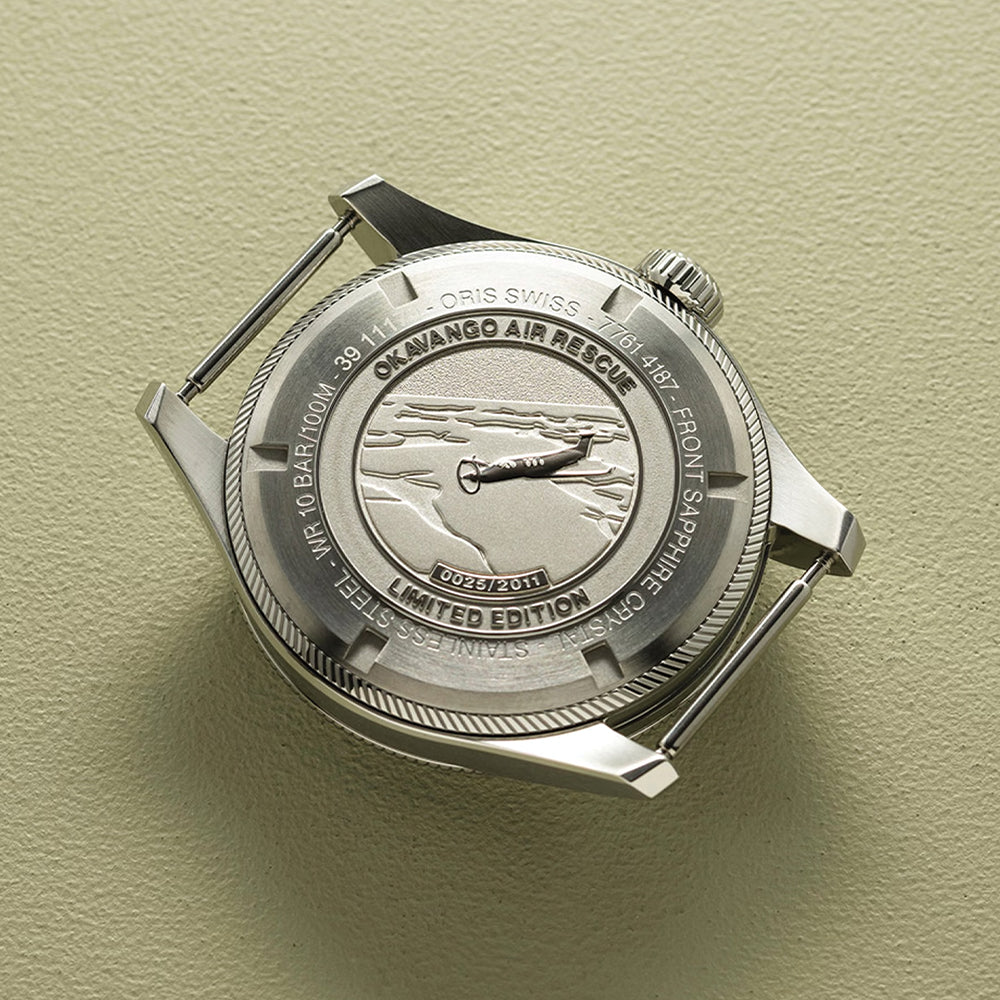 Okavango Air Rescue Limited Edition 41mm - Green on Textile Strap