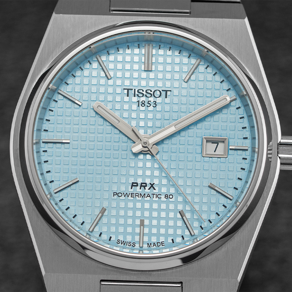 PRX "Glacier" Automatic Powermatic 80 40mm - Ice Blue on Bracelet