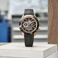Chronomaster Sport Skeleton 18K Rose Gold 41mm - Grey on Rubber Strap
