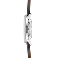 FORM C Chronograph w/ Numerals 40mm - White on Leather Strap