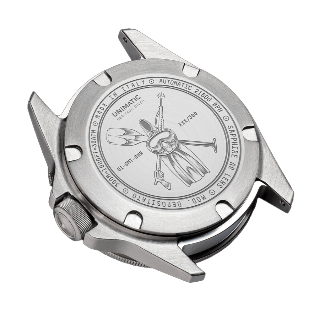 U1-GMT-DHN Limited Edition 41.5mm - Blue on Strap