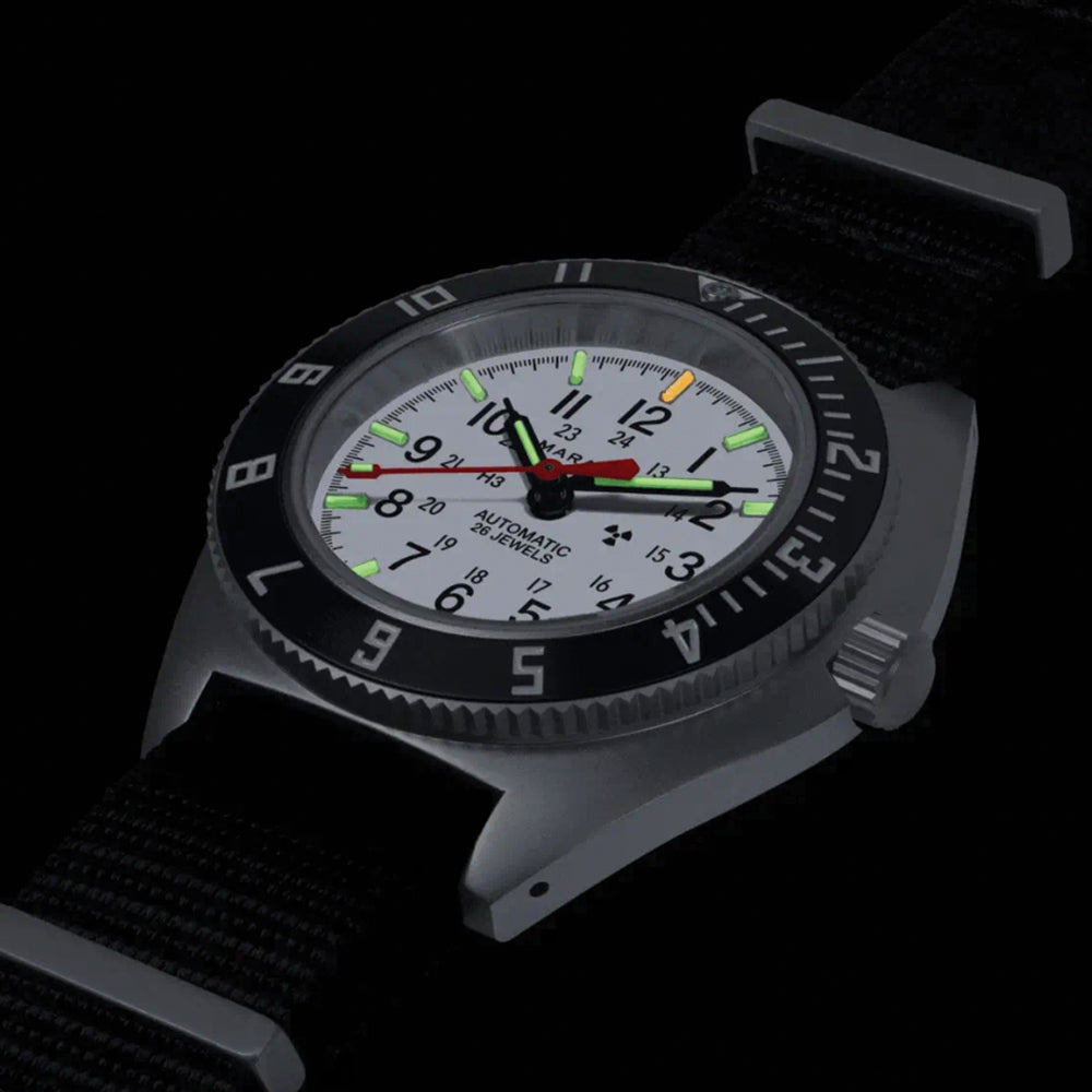 SSNAV-D 41mm - Arctic on Nylon Defense Standard Strap