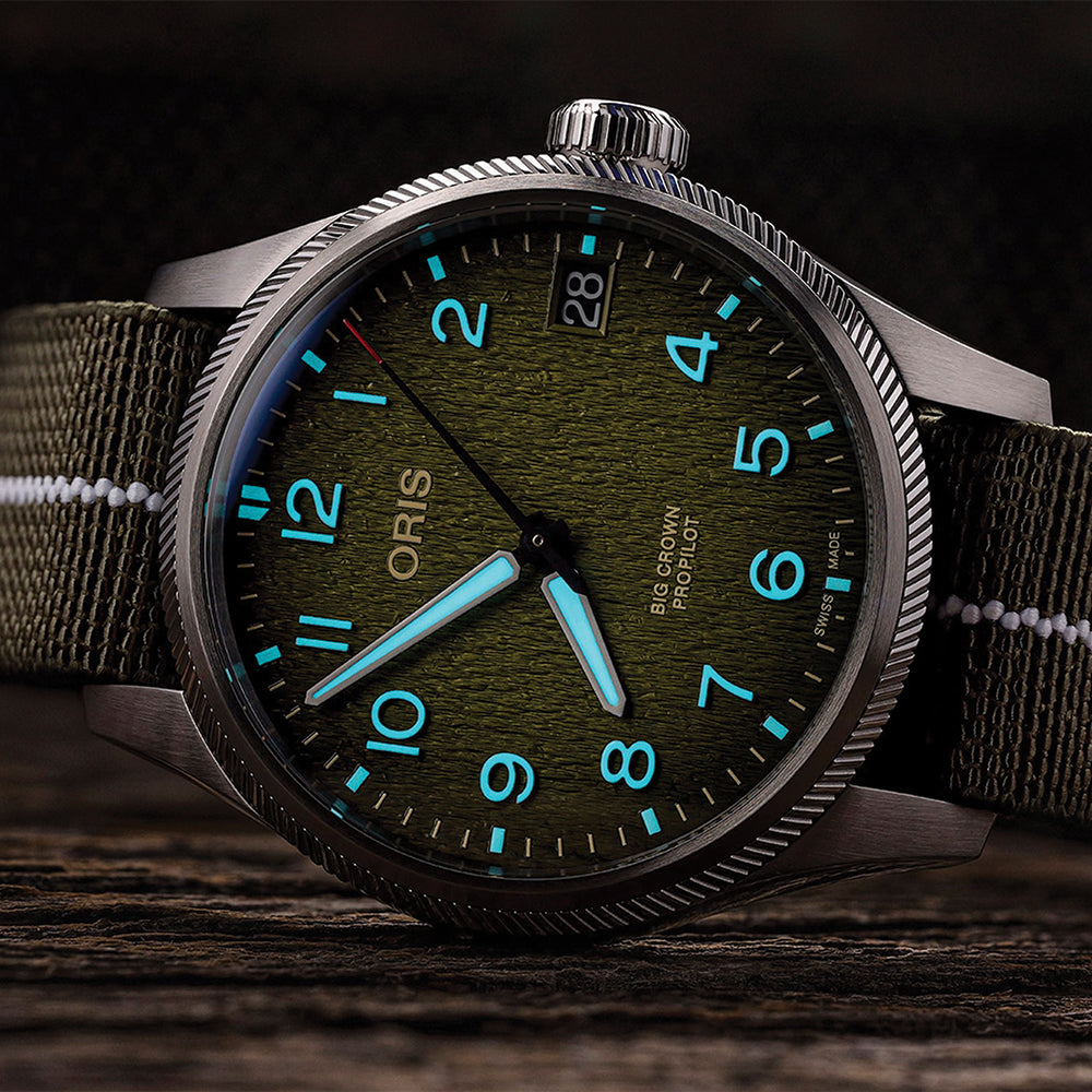 Okavango Air Rescue Limited Edition 41mm - Green on Textile Strap