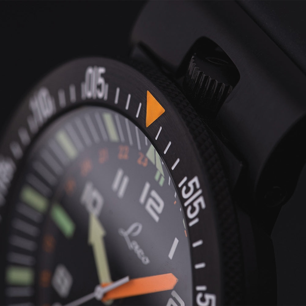 Squad Atacama UTC Quartz 46mm - Black on Rubber Strap
