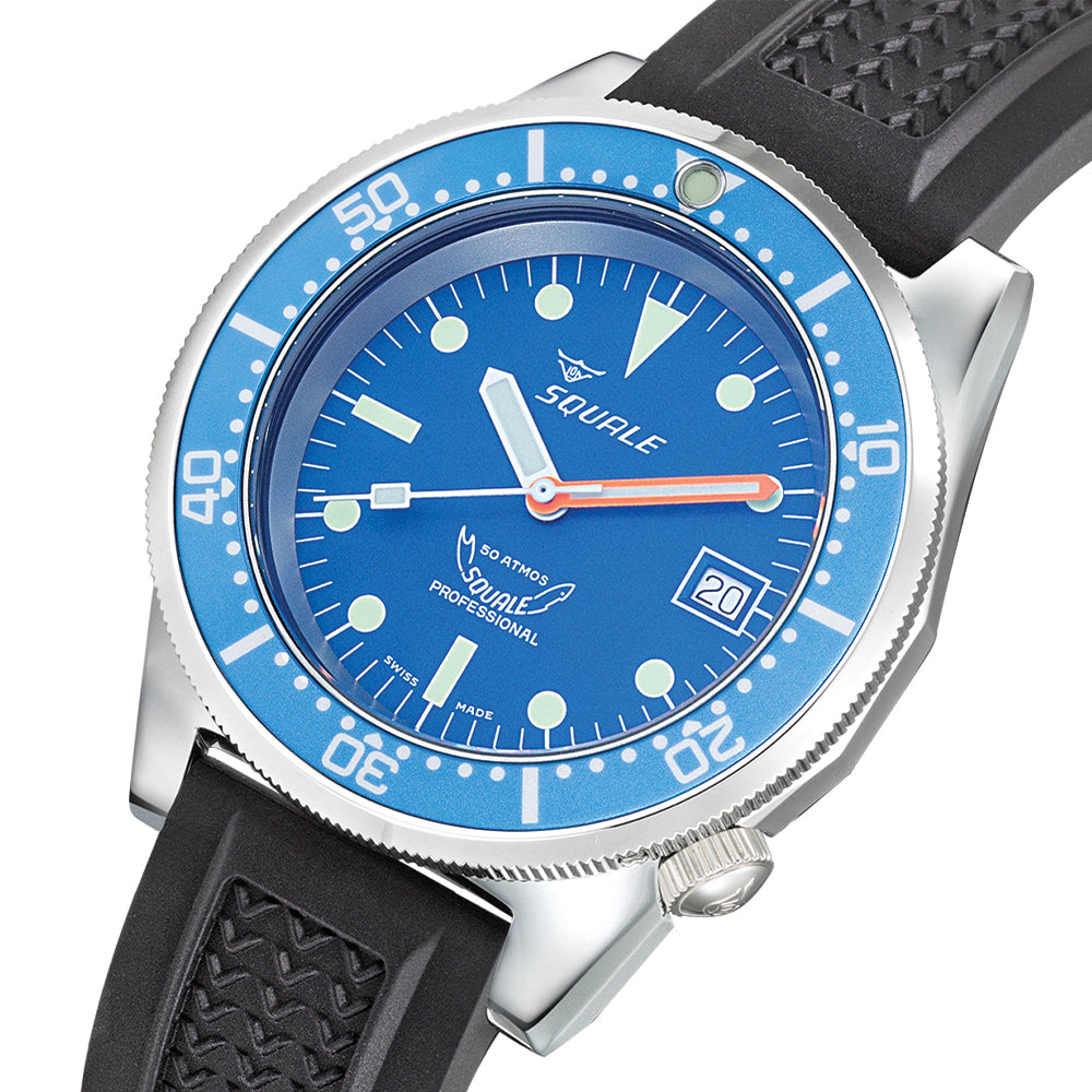 1521 Ocean 42mm - Blue on Rubber Strap