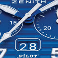 Pilot Big Date Flyback 160th Anniversary Edition Ceramic 41mm - Blue on Rubber Strap w/ Extra Leather Strap
