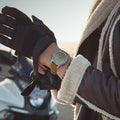 Khaki Field Titanium Auto 42mm - Green on Strap