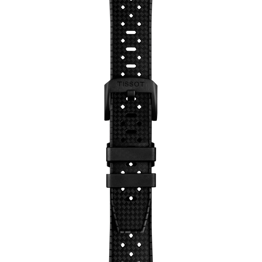 Seastar 1000 Powermatic 80 Black PVD 40mm - Blue on Rubber Strap