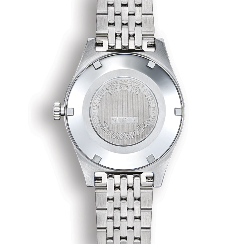 Super-Squale 38mm - Sunray Grey on Bracelet