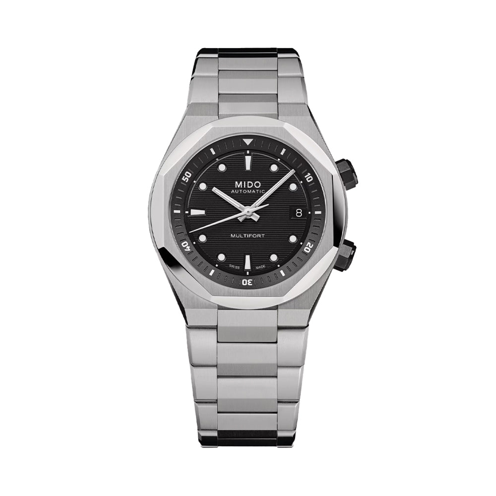 Multifort 8 Two Crowns Automatic 40mm - Black on Bracelet