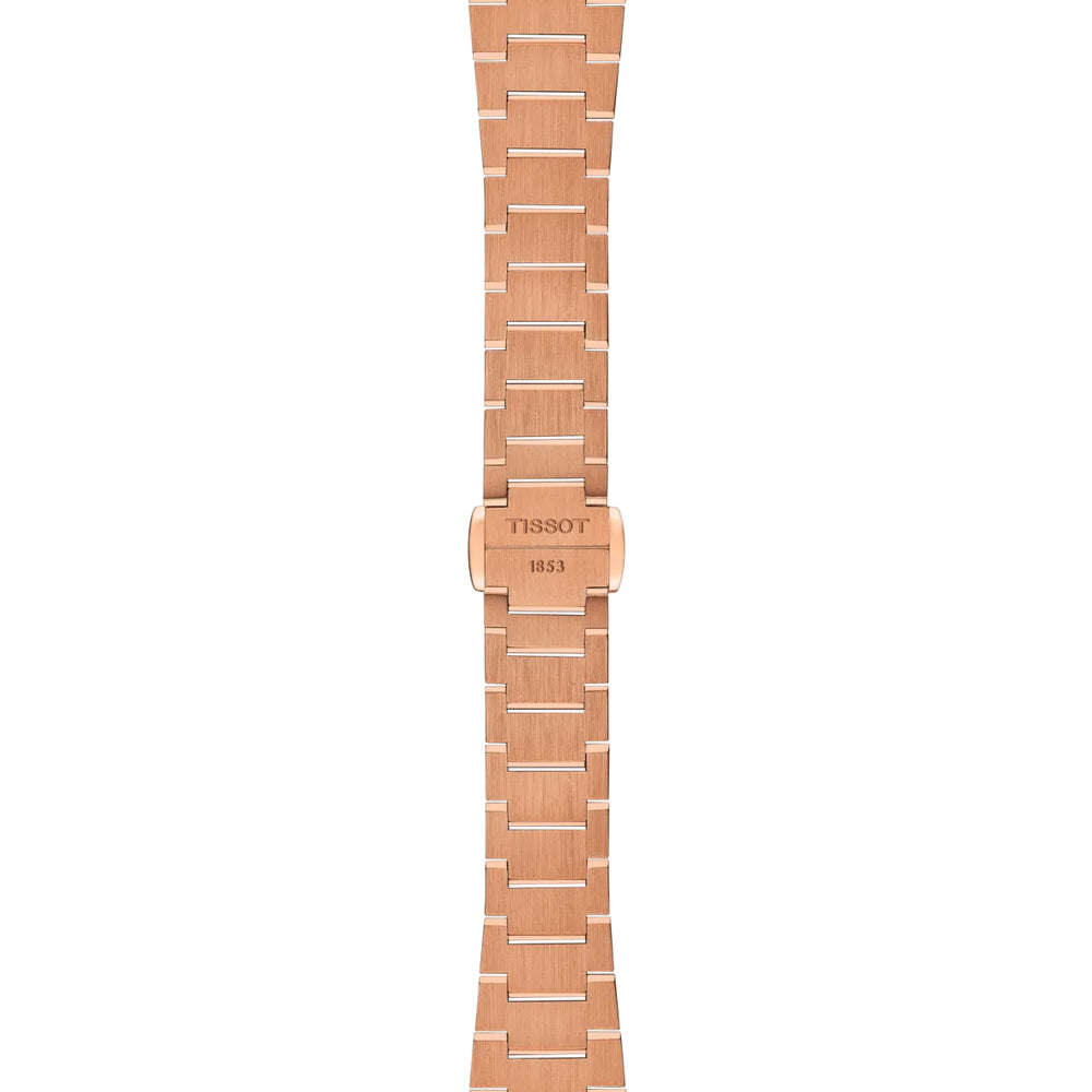 PRX Quartz PVD Coated Rose Gold w/ Diamonds 25mm - Pink on Bracelet
