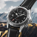 SPB379 Prospex Alpinist GMT 39.5mm - Black on Leather Strap