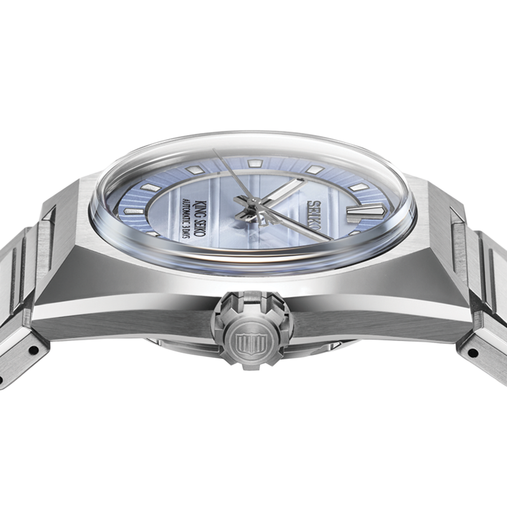 SLA091 King Seiko VANAC 41mm - Silver on Bracelet