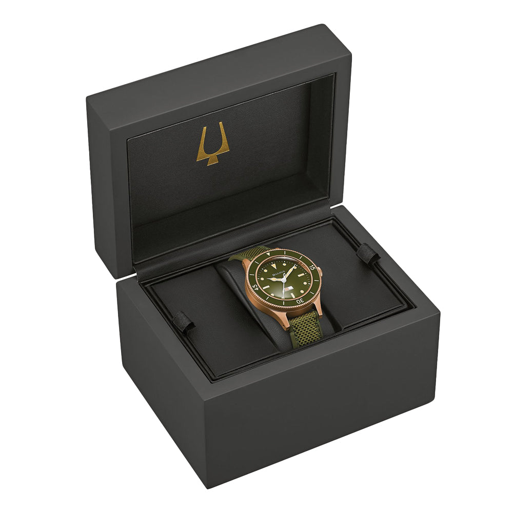 MIL-SHIPS Bronze Special Edition 41mm - Green on Strap