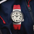 SAR Rescue Timer Automatic 42mm - Cream Lumen on Rubber Strap