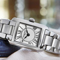 Classic Carrée Ladies 23mm - Silver on Bracelet