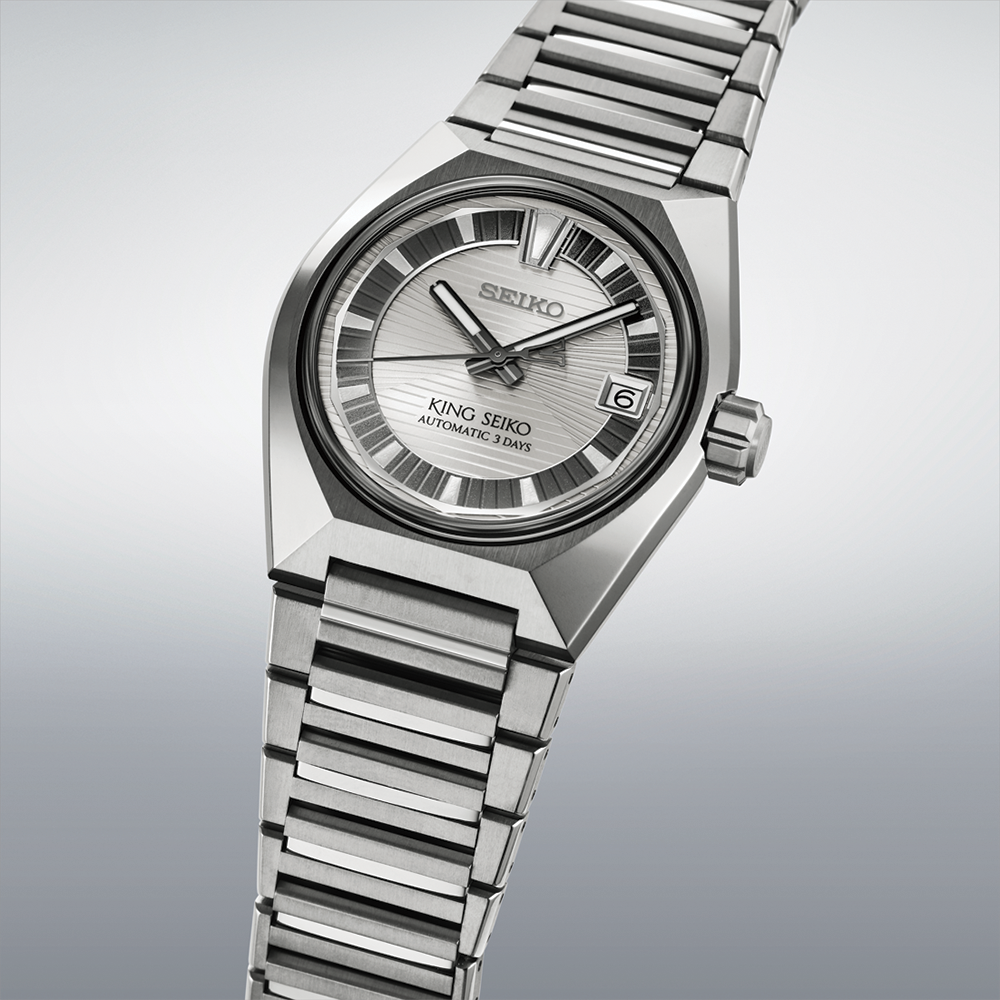 HKF002 King Seiko VANAC 41mm - Silver on Bracelet