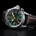 HBC007 Prospex Land 39.5mm - Green on Leather Strap