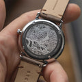 Hamburg Quartz 42mm - Grey on Leather Strap