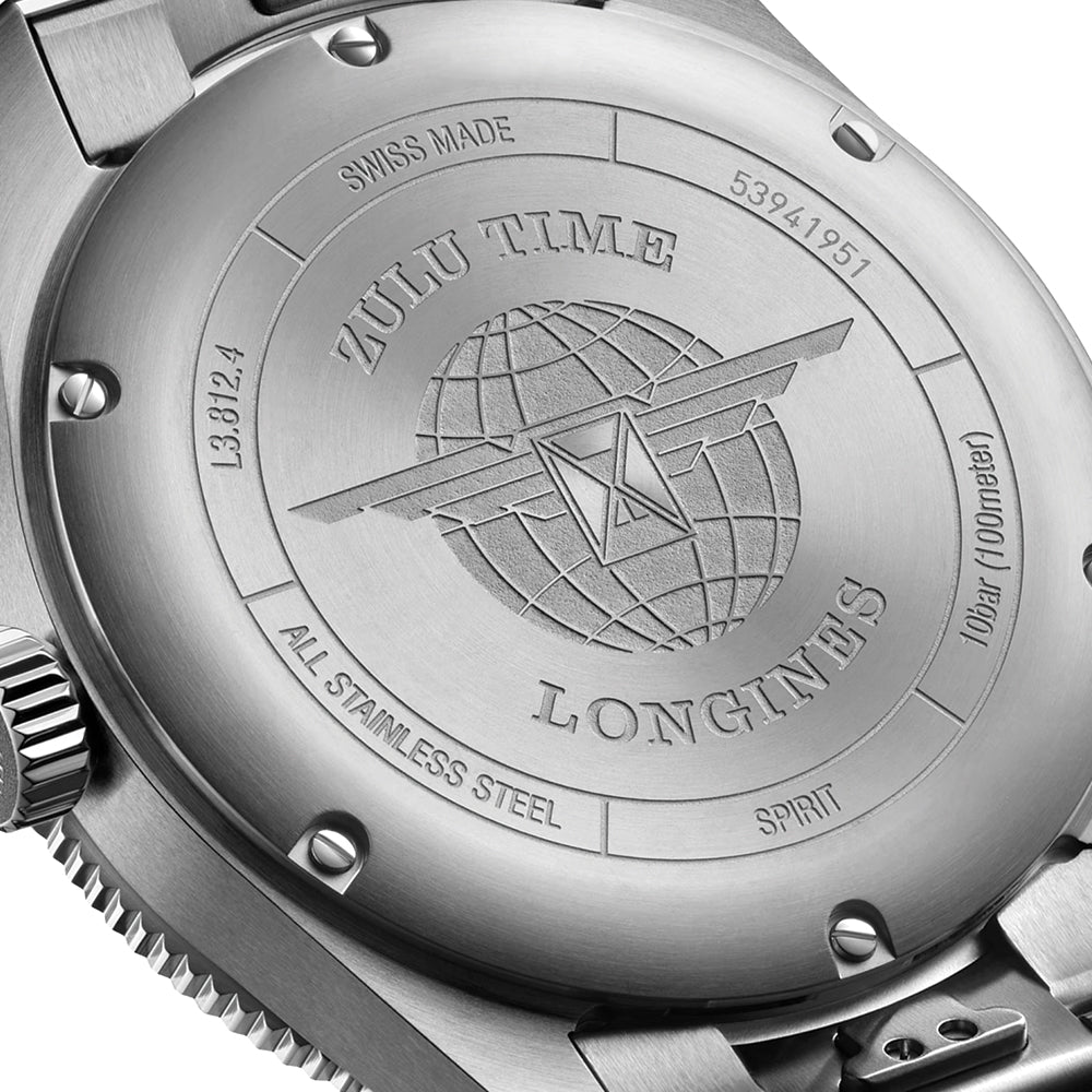 Spirit Zulu Time Blue Ceramic Bezel 42mm - Black on Bracelet