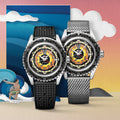Ocean Star Decompression Worldtimer 40.5mm - Black on Rubber Strap w/ Additional Bracelet