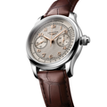 Master Chrono Monopusher Manual 41mm - Silver Opaline on Leather Strap