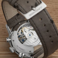Meister Chronoscope English Date 40.7mm - Ivory on Leather Strap