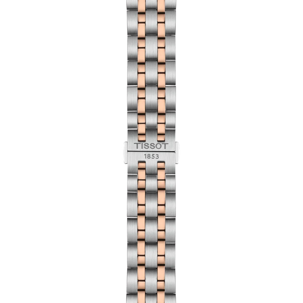 Classic Dream Two-Tone Rose Gold PVD 40mm - Silver on Bracelet