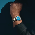 Multifort 8 One Crown 40mm - Turquoise on Bracelet