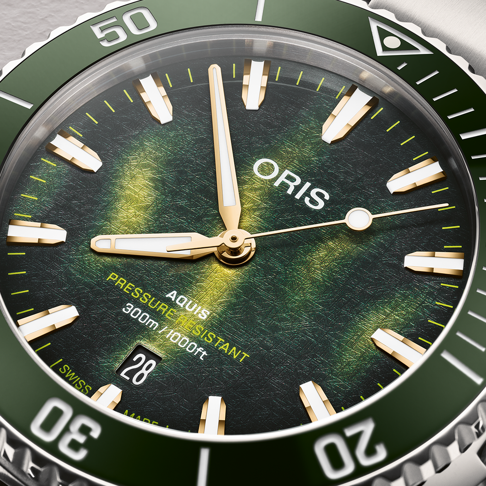 Kelp Forest Limited Edition Aquis 41.5mm - Green on Bracelet