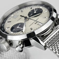 American Classic Intra-Matic Auto Chrono 40mm - White on Bracelet