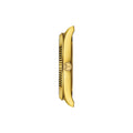 Ballade Quartz Yellow Gold PVD Coated 40mm - Black on Bracelet
