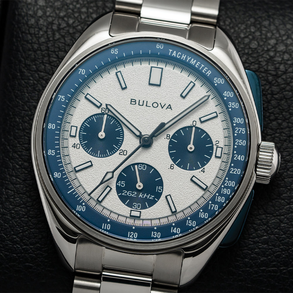 Lunar Pilot 43.5mm - Blue and Silver on Bracelet