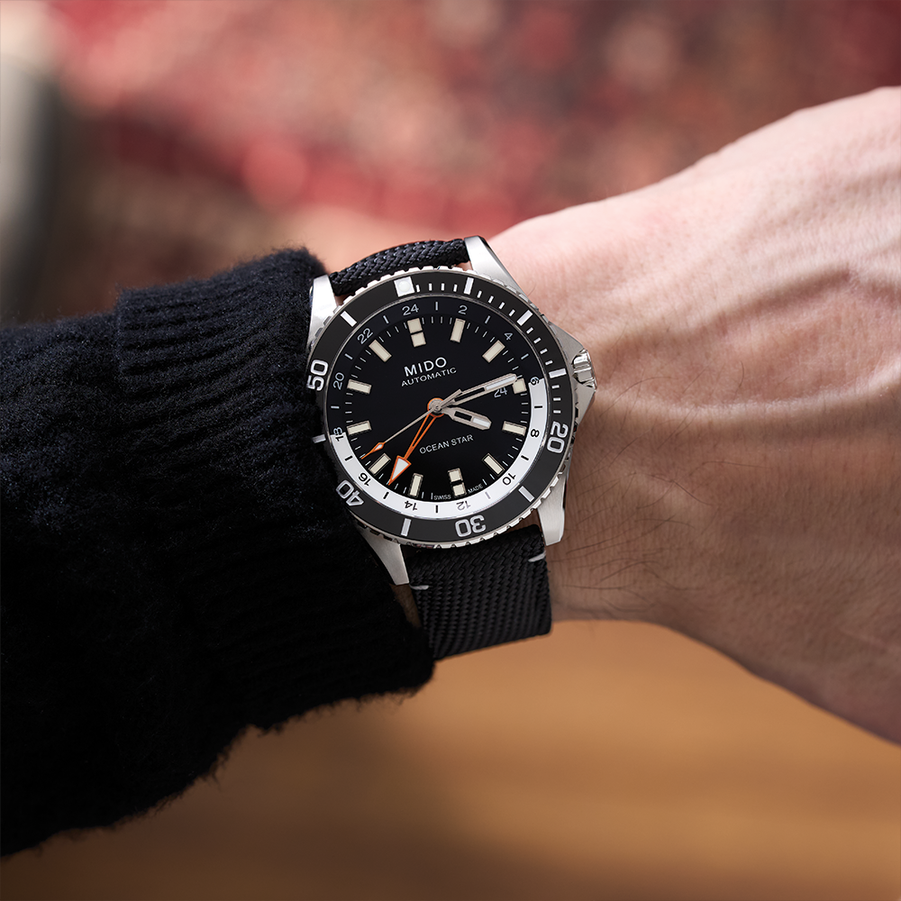 Ocean Star GMT 44mm - Black on Fabric Strap