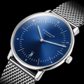 Naos Quartz Update 38mm - Blue on Bracelet