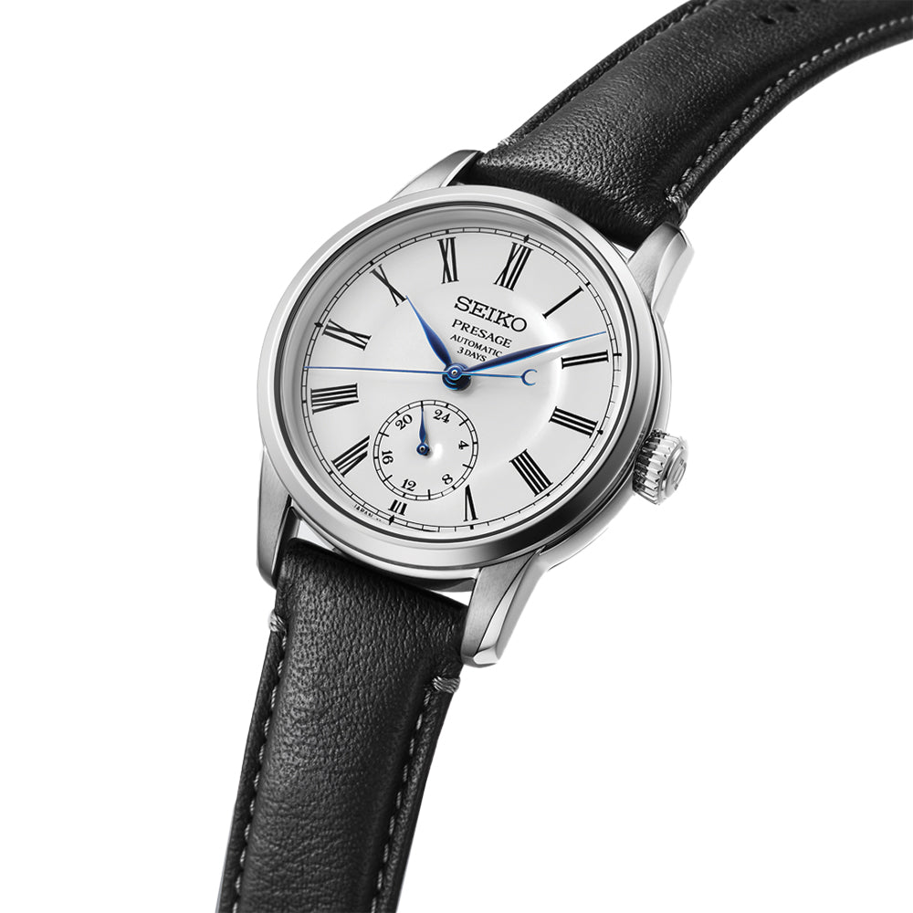 SPB495 Presage 40.2mm - White on Leather Strap