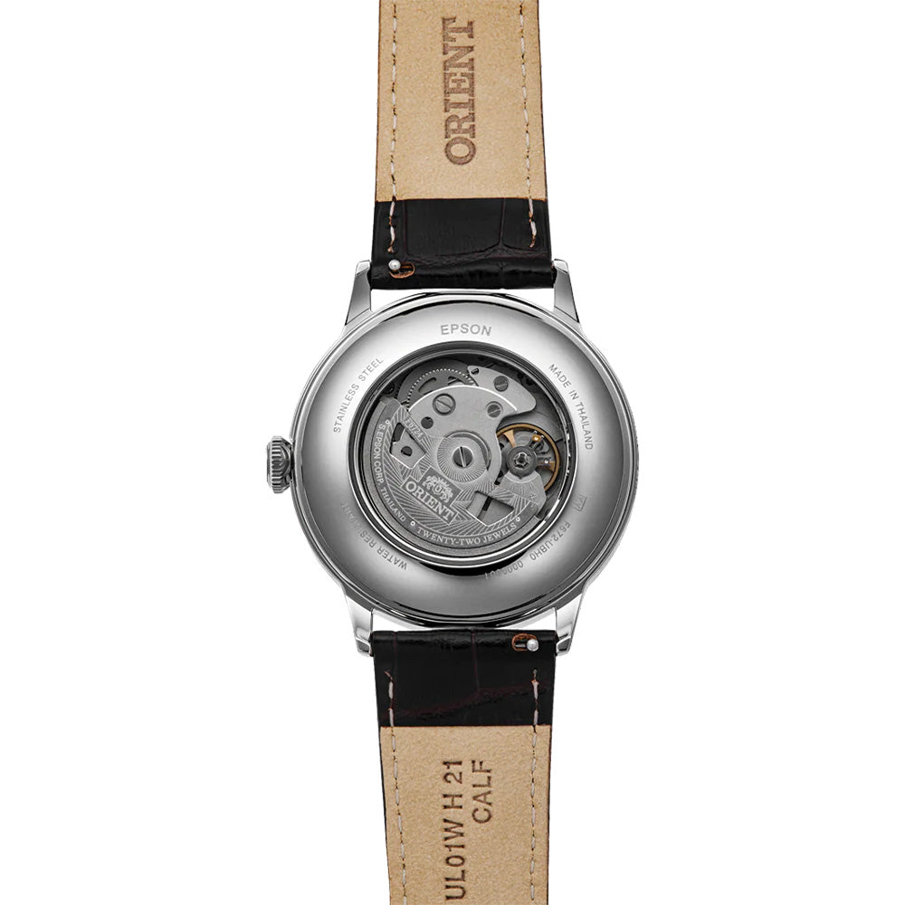 Bambino Version 2 40.5mm - Bordeaux on Leather Strap