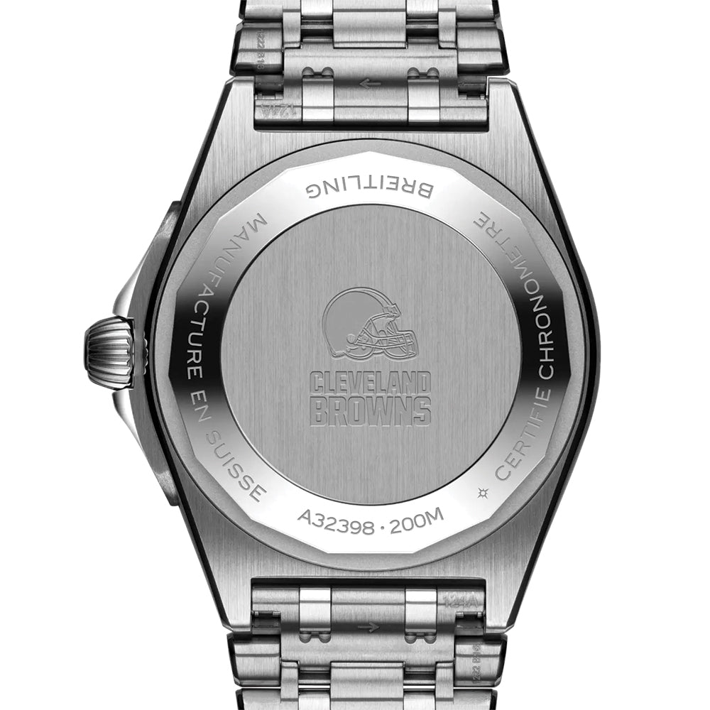 Chronomat GMT Browns Limited NFL Edition 40mm - Brown on Bracelet