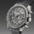Speedmaster Grey Side of the Moon Grey Ceramic 44.25mm - Grey on Rubber Strap