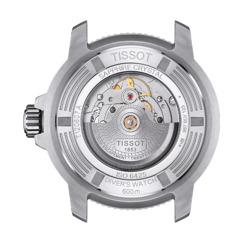 Seastar 2000 Professional Powermatic 80 46mm - Black on Rubber Strap