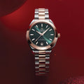 Seamaster Aqua Terra 150M Two-Tone Sedna™ Gold 30mm - Green on Bracelet