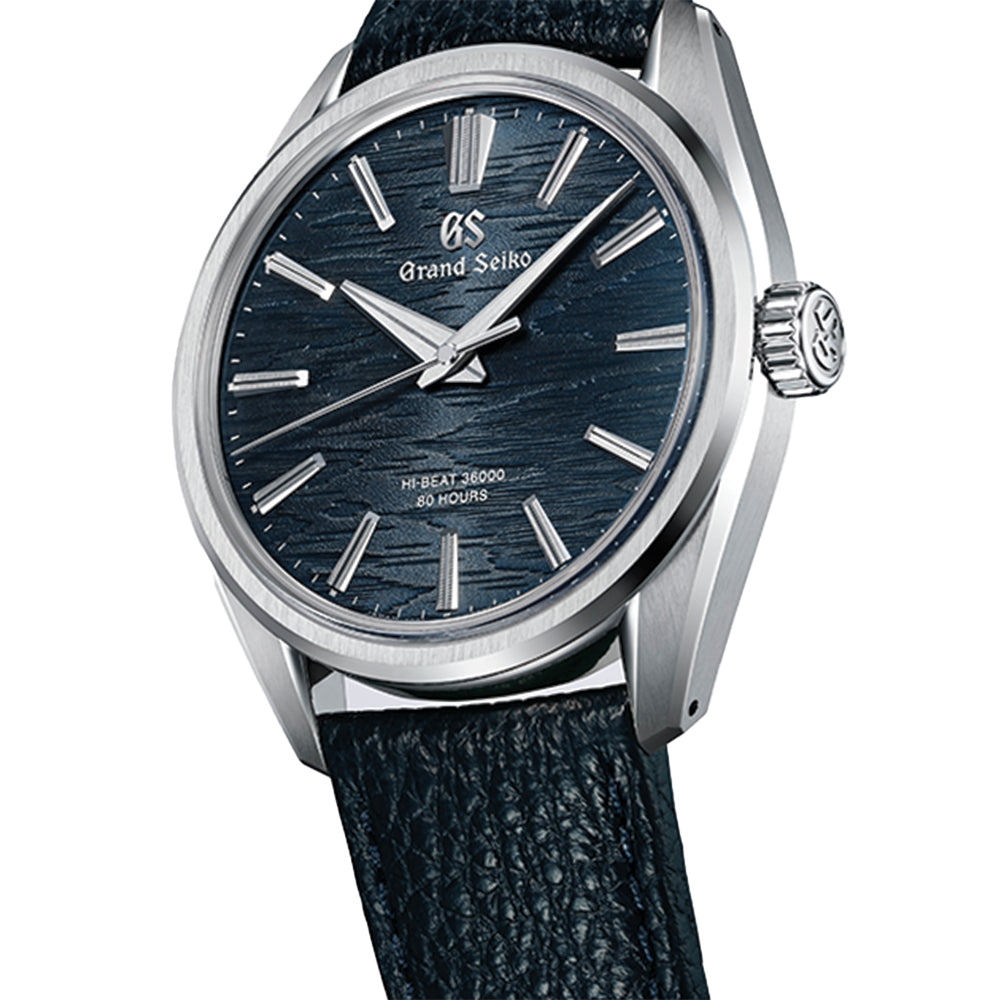 SLGW007 Evolution 9 Manual-winding Mechanical Hi-Beat 36000 80 Hours 38.6mm - Blue on Leather Strap