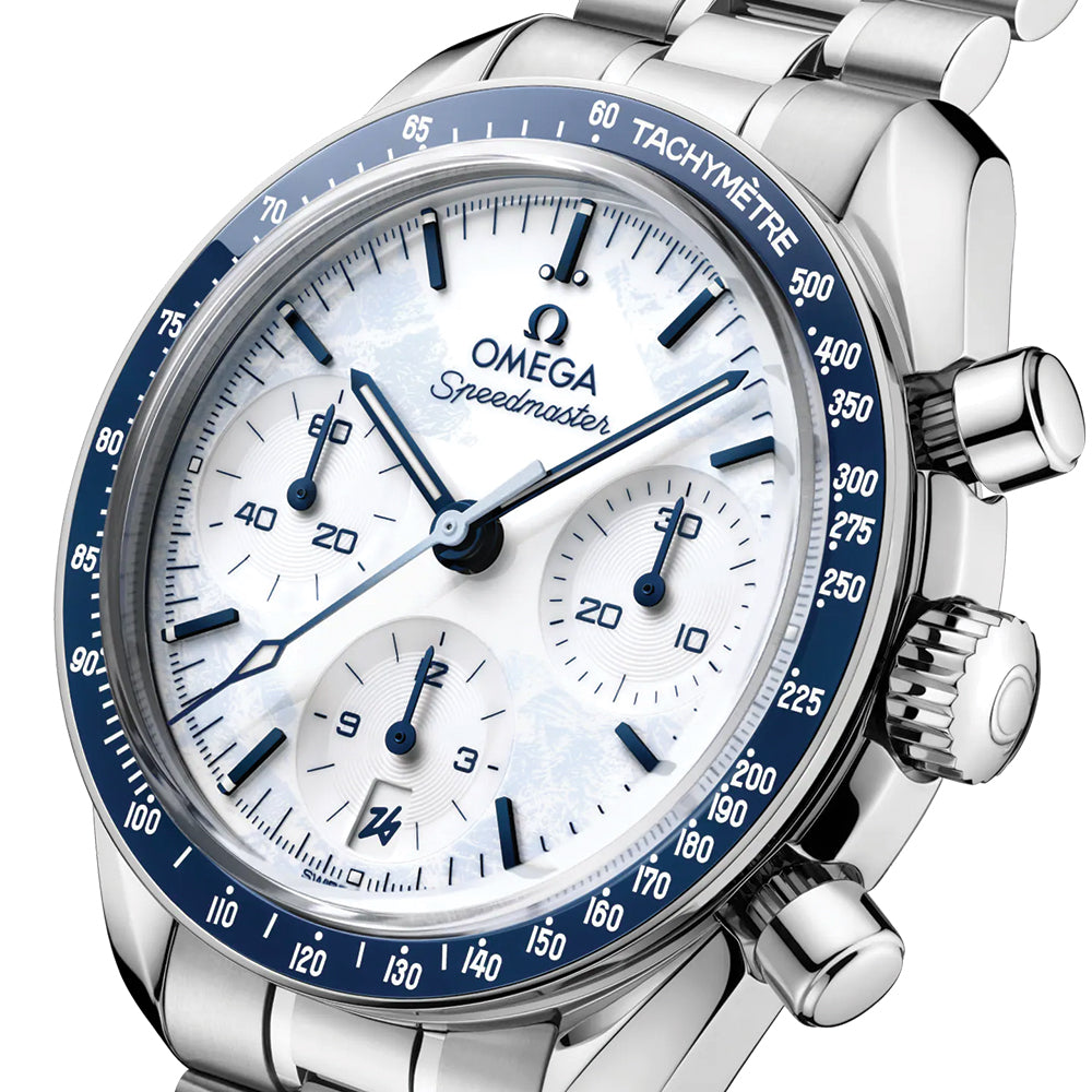 Speedmaster Milano Cortina 2026 38mm - White on Bracelet