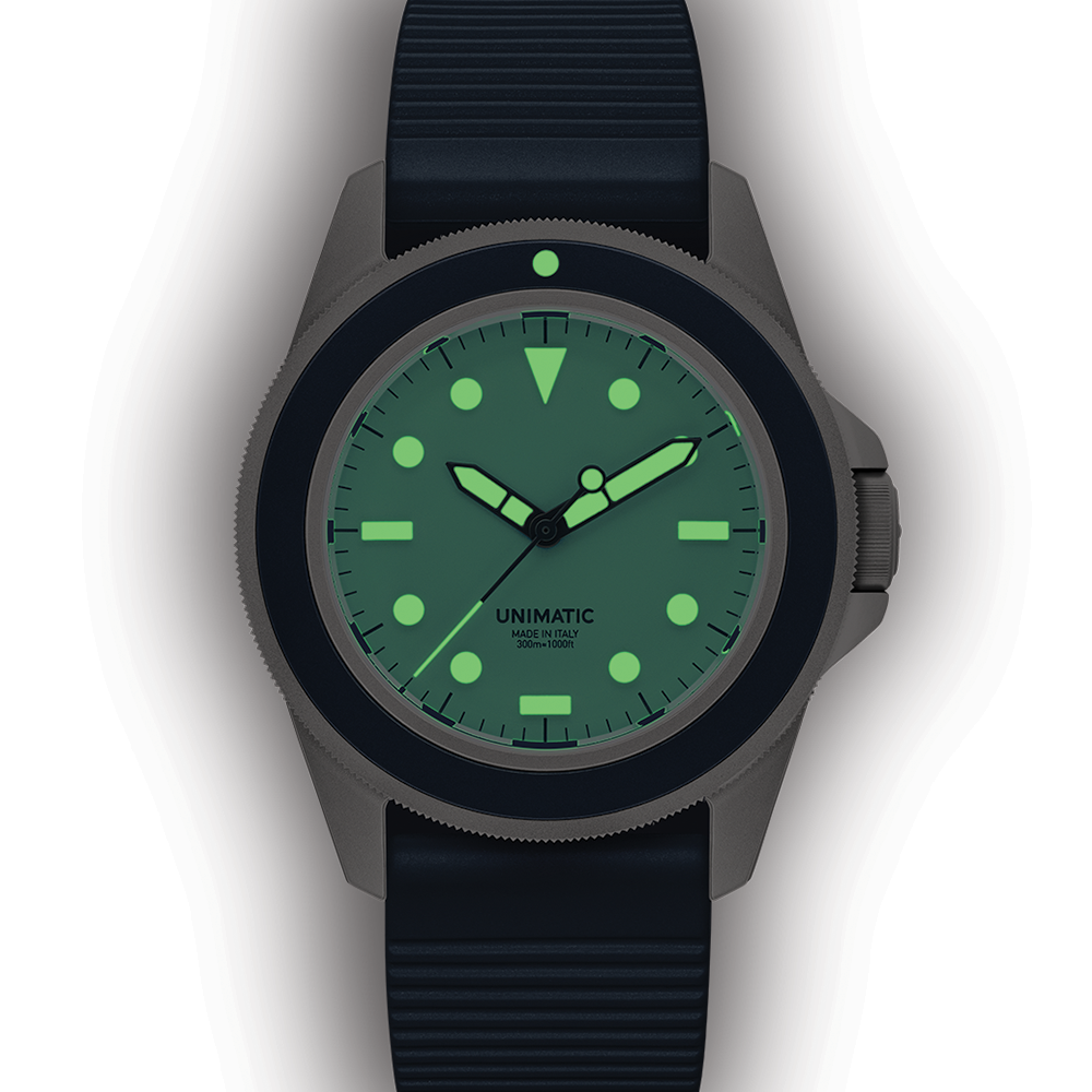 UT1-IPT Limited Edition 40mm - Acqua Iaguna on Fabric Strap