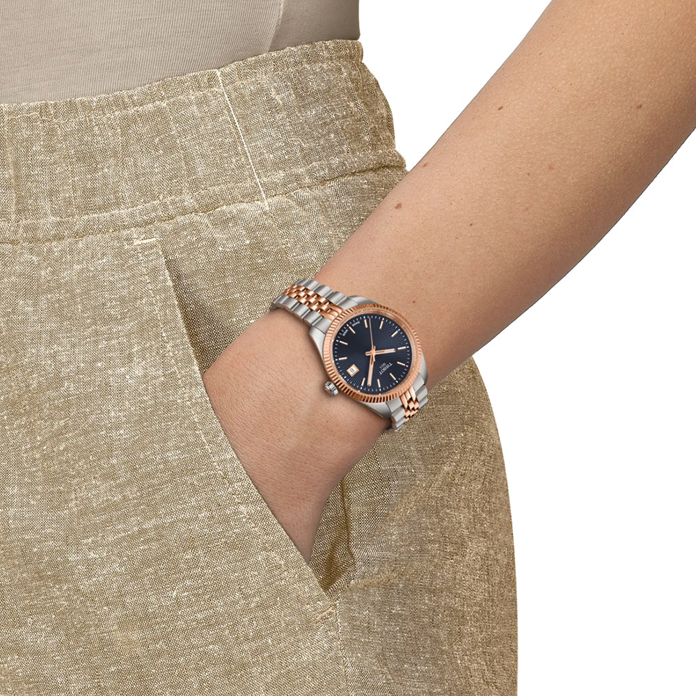 Ballade Quartz 34mm - Blue on Two-Tone Bracelet