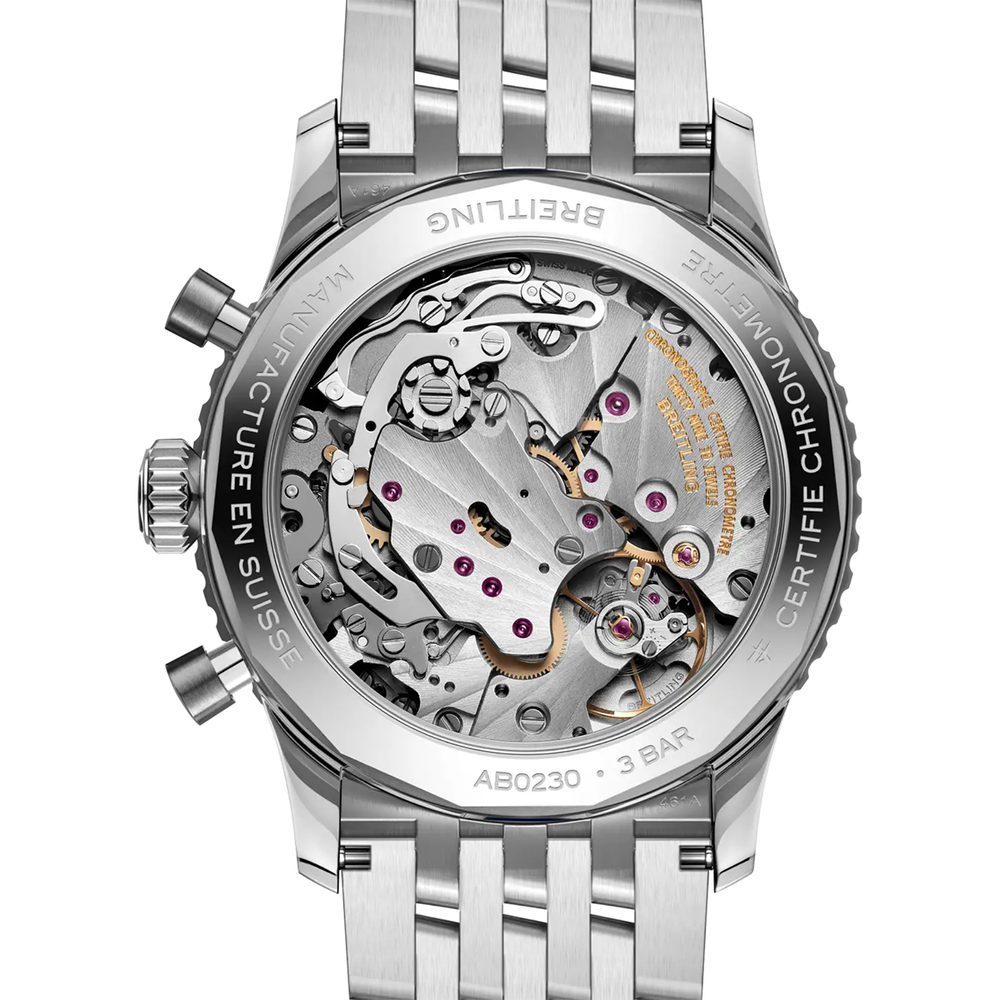 Navitimer B02 Chronograph Cosmonaute 41mm - Black on Bracelet